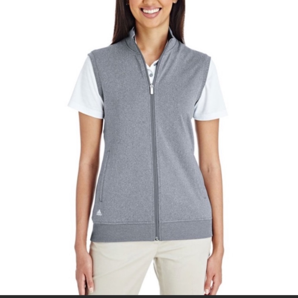 New Adidas Women's Full Zip Club Vest